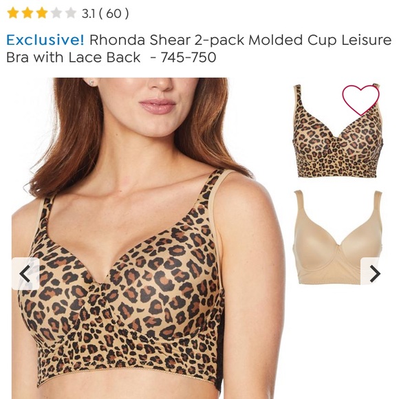 New Rhonda Shear cross back bra with molded cups - Picture 6 of 9